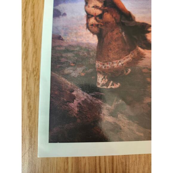 Return of the War Canoes by William Robinson Leigh 2000 Calendar Art 8x6.5 - Picture 8 of 8